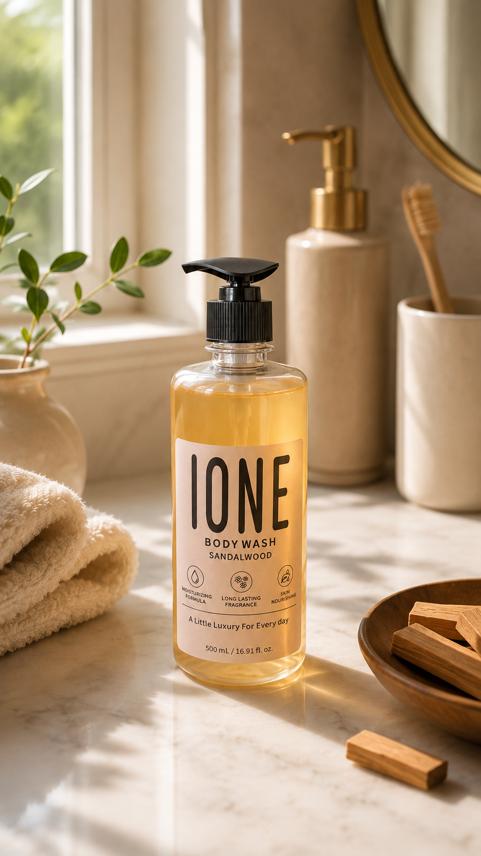 IONE Sandalwood Bodywash 500ml