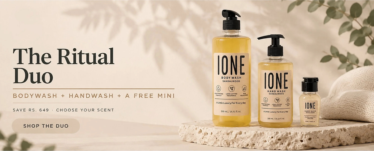 IONE The Ritual Duo — Bodywash, Handwash and a free Mini